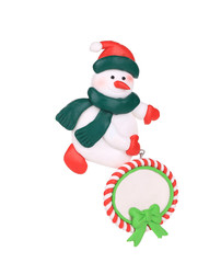 Christmas decoration plastic snowman.