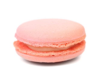 Pink macaron cakes.