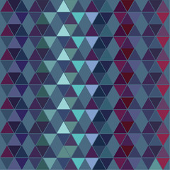 Fototapeta na wymiar Seamless geometric pattern with colorful triangle