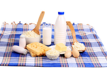 Composition of healthy breakfast products.