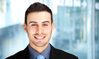 Naklejka premium Businessman portrait