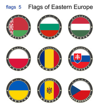 Flags Of Eastern Europe. Flags 5.