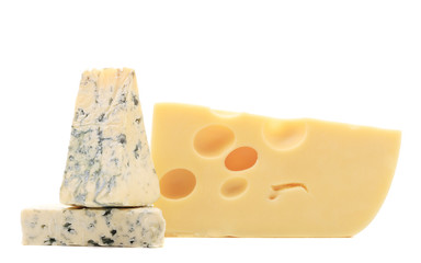 Various types of cheese composition.