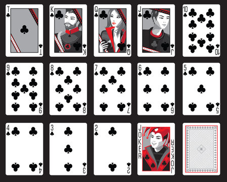 clubs cards