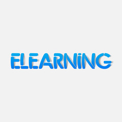 realistic design element: e-learning