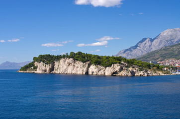 Fototapeta na wymiar Peninsula in Makarska, Croatia