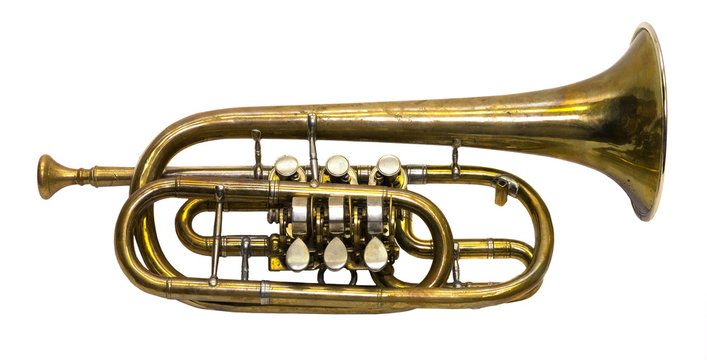 alte antike trompete