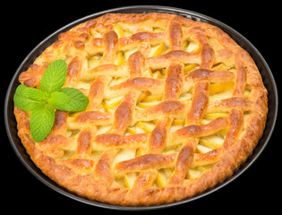 Home-baked apple pie