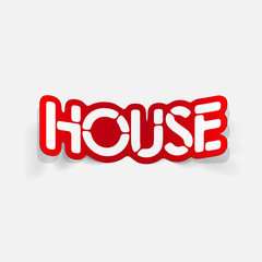 Fototapeta premium realistic design element: house