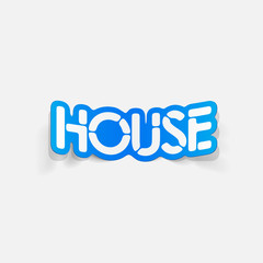 realistic design element: house