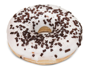 Donut isolated on white background