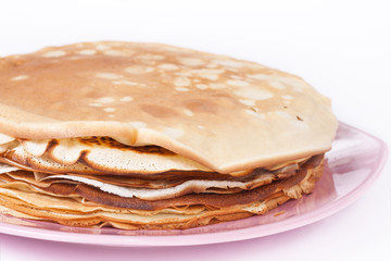 Sweet pancakes in a traditional style