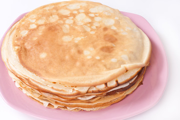 Sweet pancakes in a traditional style