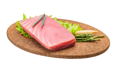 Tuna raw steak