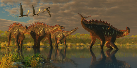 Miragaia Dinosaurs © Catmando