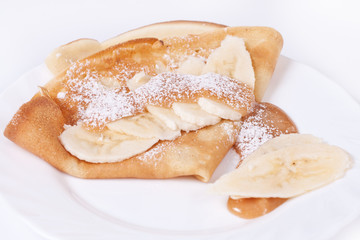 Sweet pancakes in a traditional style