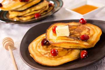 Honey pancakes