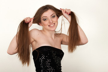Fototapeta premium Young girl portrait