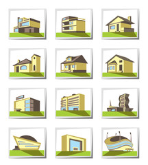 Various types of construction - vector illustration