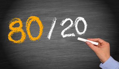 80 / 20 Rule - Marketing Concept