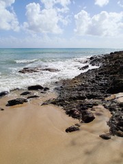 rochers sur la plage