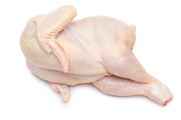 Raw chicken lies on one side © lurs