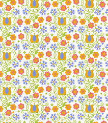 flowers seamless