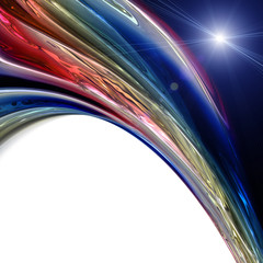 futuristic wave background design with lights