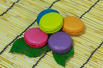 Colorful assortment of tea biscuits