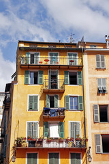 Fototapeta premium immeuble du vieux Nice - France