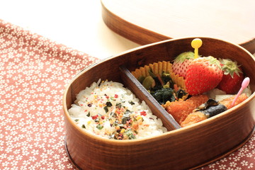 Homemade Japanese packed lunch Obento