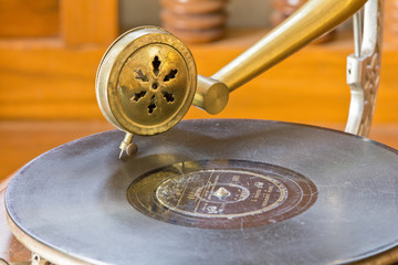 Antique gramophone