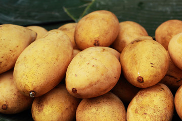 Ripe mango in the market