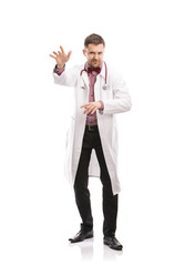 Doctor man with stethoscope
