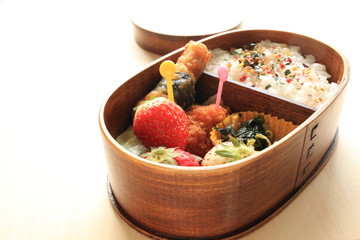 japanese homemade packed lunch
