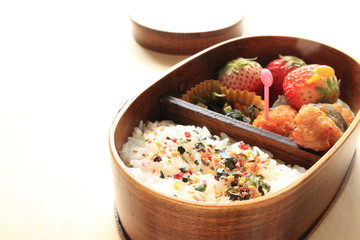japanese homemade packed lunch