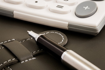 Business concept with notebook