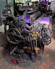Textile Production - old machine