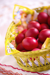 Red Easter Eggs