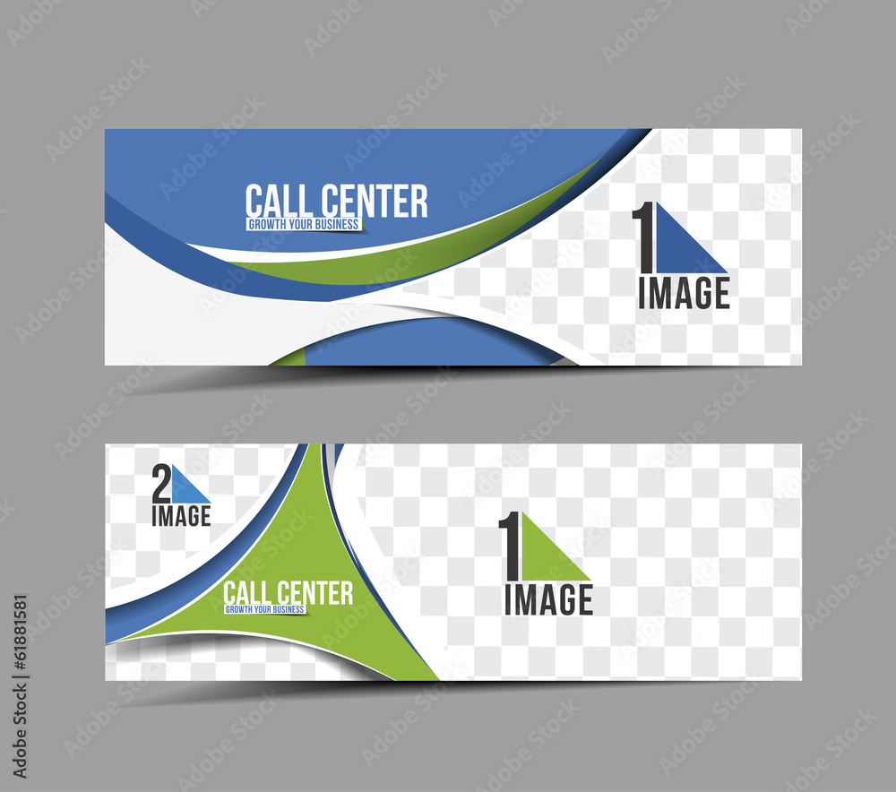 Canvas Prints call center header & banner design