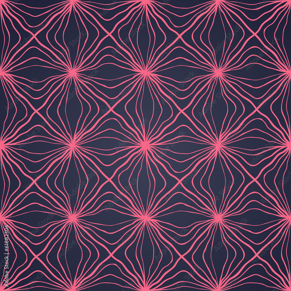 Aufkleber seamless abstract hand drawn vector pattern