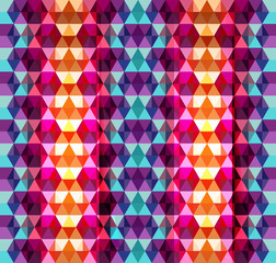 Seamless geometric colorful mosaic pattern texture background