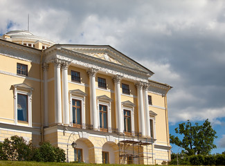 Russia.Palace in Pavlovsk,near St.Petersburg,at summer
