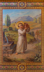 Plakaty  Wiedeń - Fresk małego Jezusa i wody życia