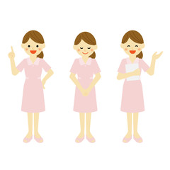 歯科衛生士 案内  / vector eps