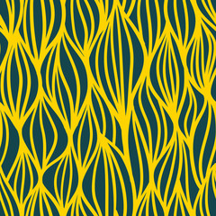 Wave Pattern. Seamless texture. Vector illustration/ EPS 8