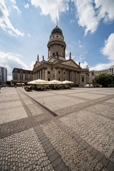 Fototapeta na wymiar German Cathedral and Gendarmenmarkt Square