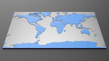 Hi-Tech World Map