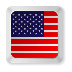 american flag button