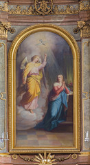 Obraz premium Vienna - Annunciation from altar of baroque Servitenkirche